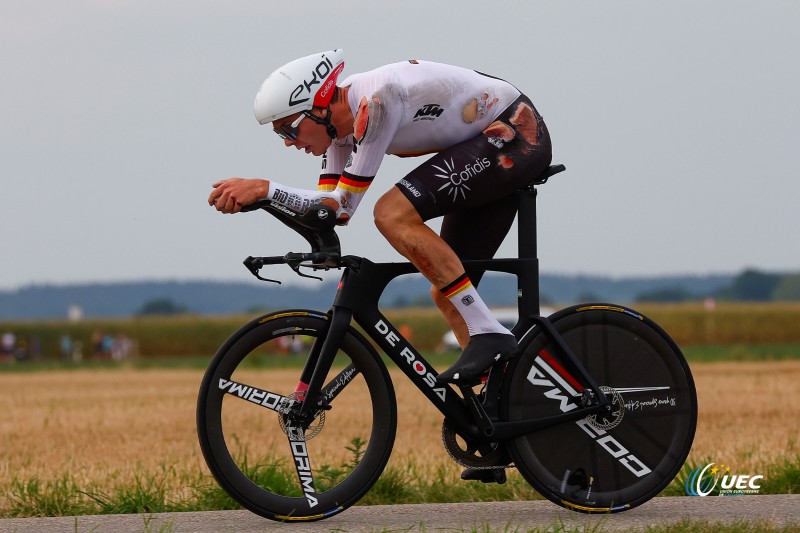 European Championships Munich 2022 - 2022 UEC Road Elite European Championships - Men's ITT - 17/08/2022 - Max Walscheid (GER) - photo Luca Bettini/UEC/SprintCyclingAgency?2022